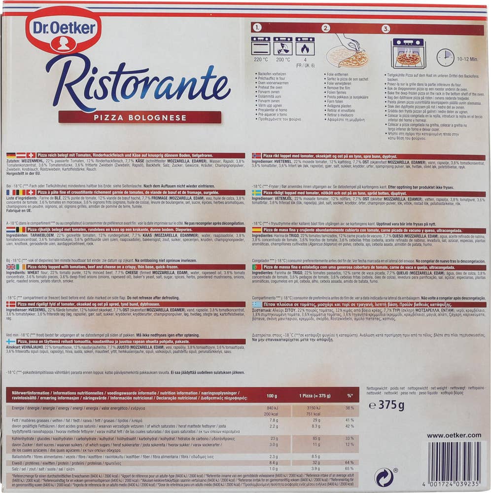 Dr. Oetker Ristorante Bolognese