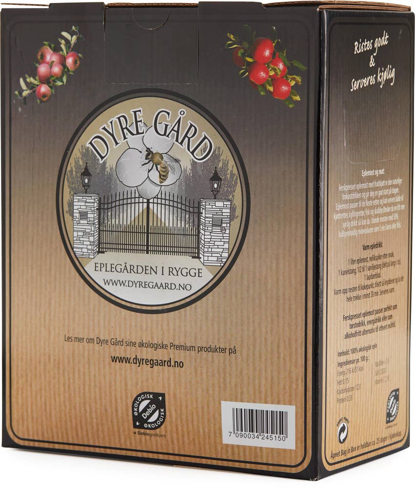 Dyre Gård Økologisk Eplemost
