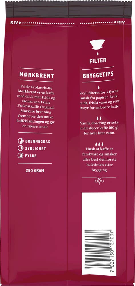 Friele Frokostkaffe Mørkbrent Filtermalt