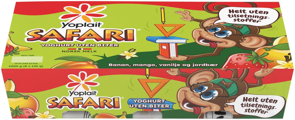 Yoplait Safari apeyoghurt 8x125g