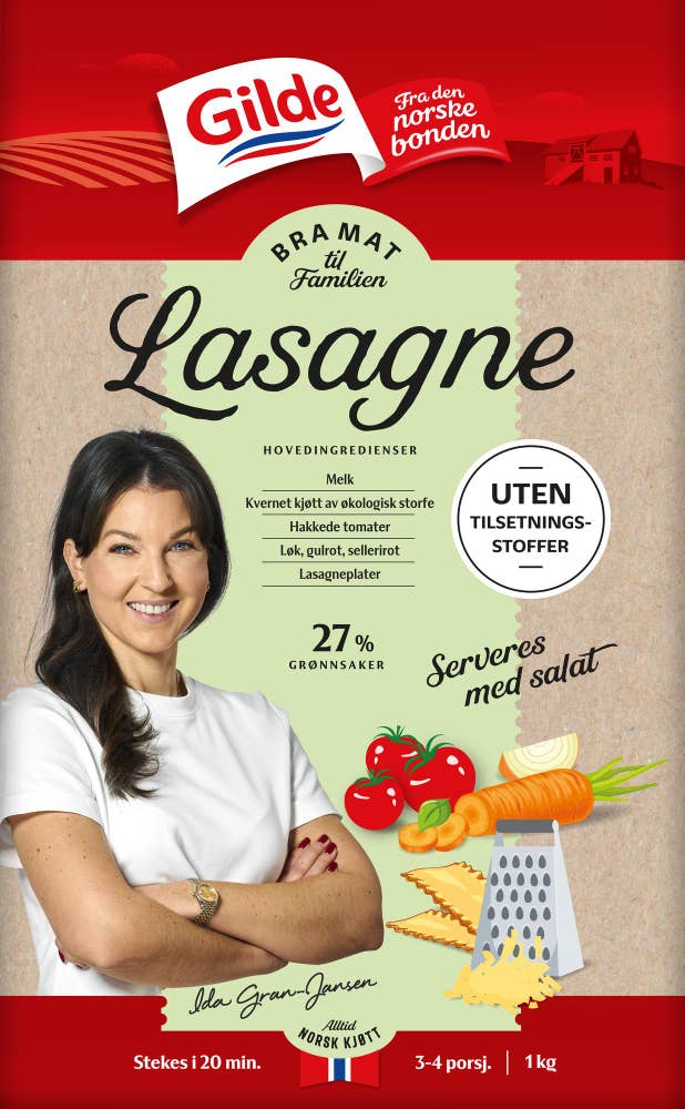 Gilde Bra mat til familien lasagne