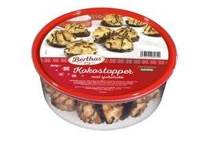 BERTHAS Kokostopper med sjokolade
