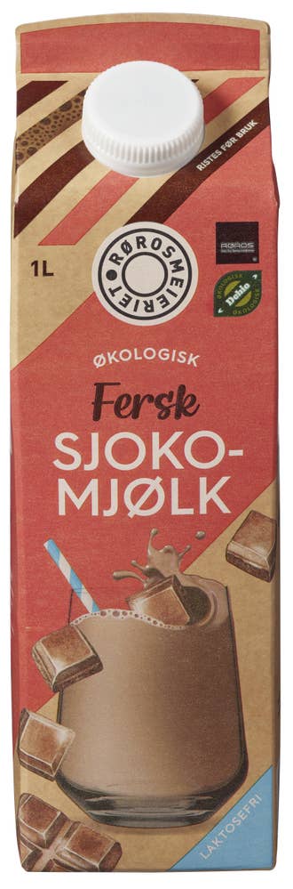 Rørosmeieriet Økologisk Fersk Sjokomjølk 1,2% fett