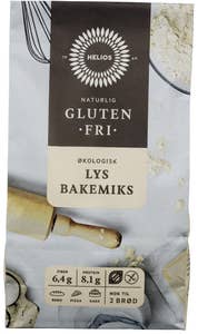 Helios Økologisk og glutenfri lys bakemiks
