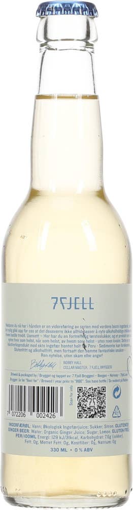 7 Fjell Bryggeri Ginger ninja alkoholfri