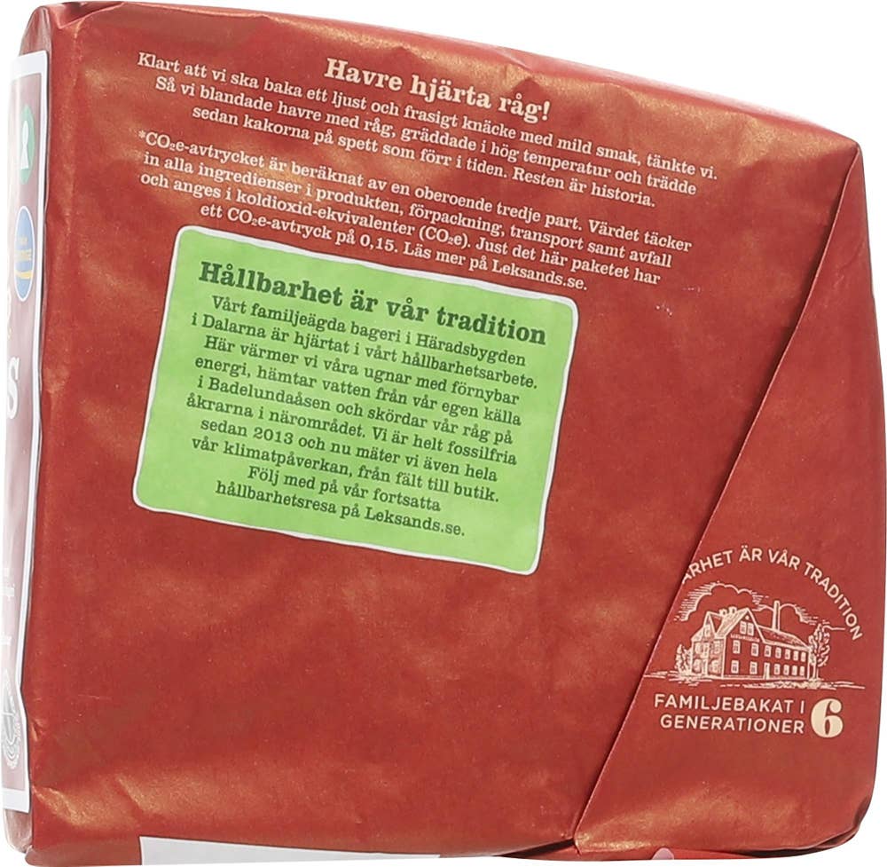 Leksands Knekkebrød havre