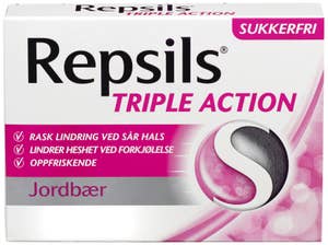 Repsils Halstabletter Jordbær sukkerfri