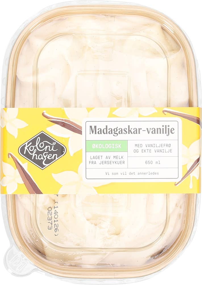 Kolonihagen Vaniljeis madagaskar økologisk