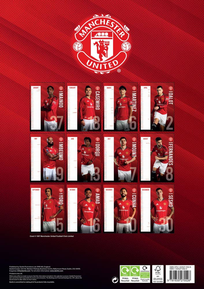 Magic Store Manchester United - kalender 2026 A3