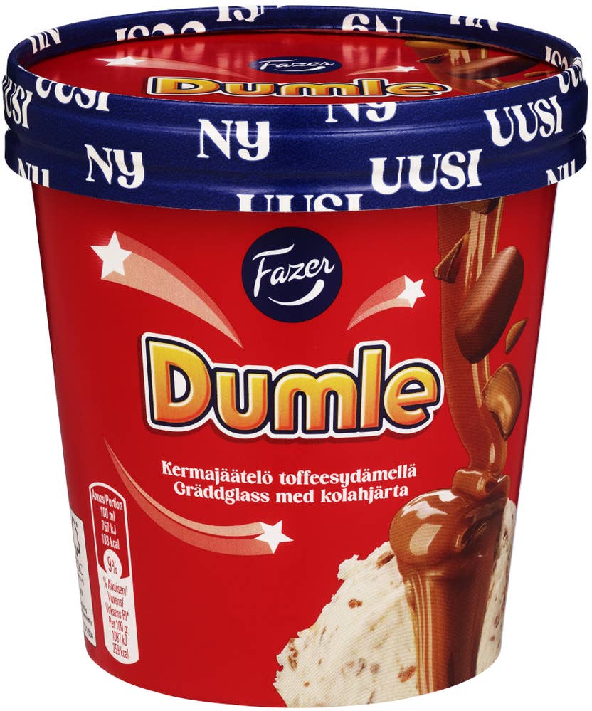 Fazer Dumle fløteis