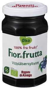 Rigoni di Asiago Økologisk villblåbærsyltetøy Fior di frutta