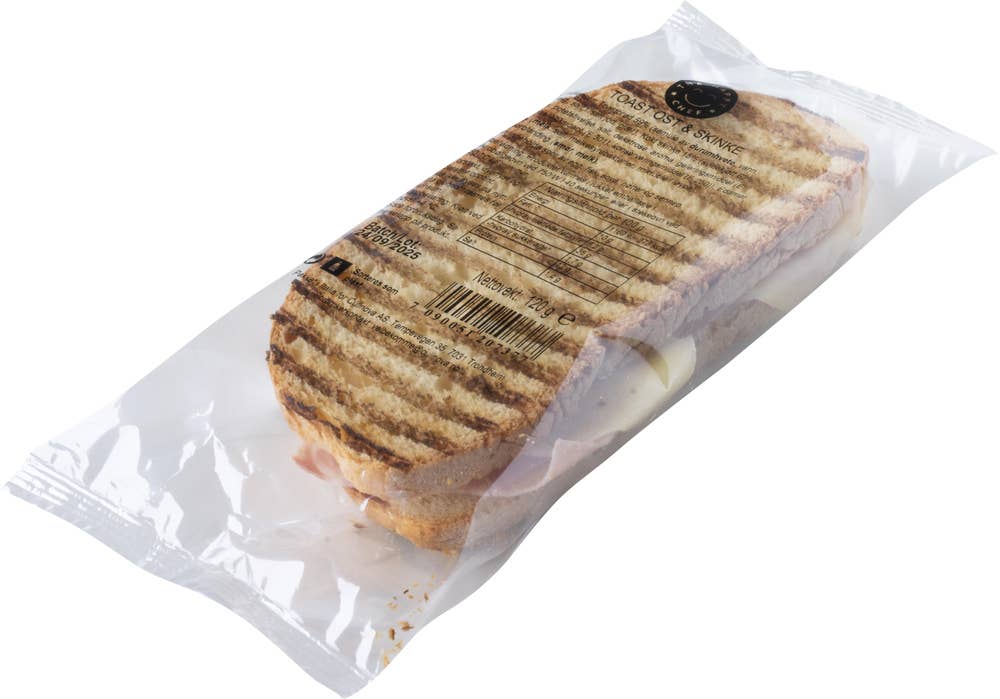 The Happy Chef Toast med ost og skinke