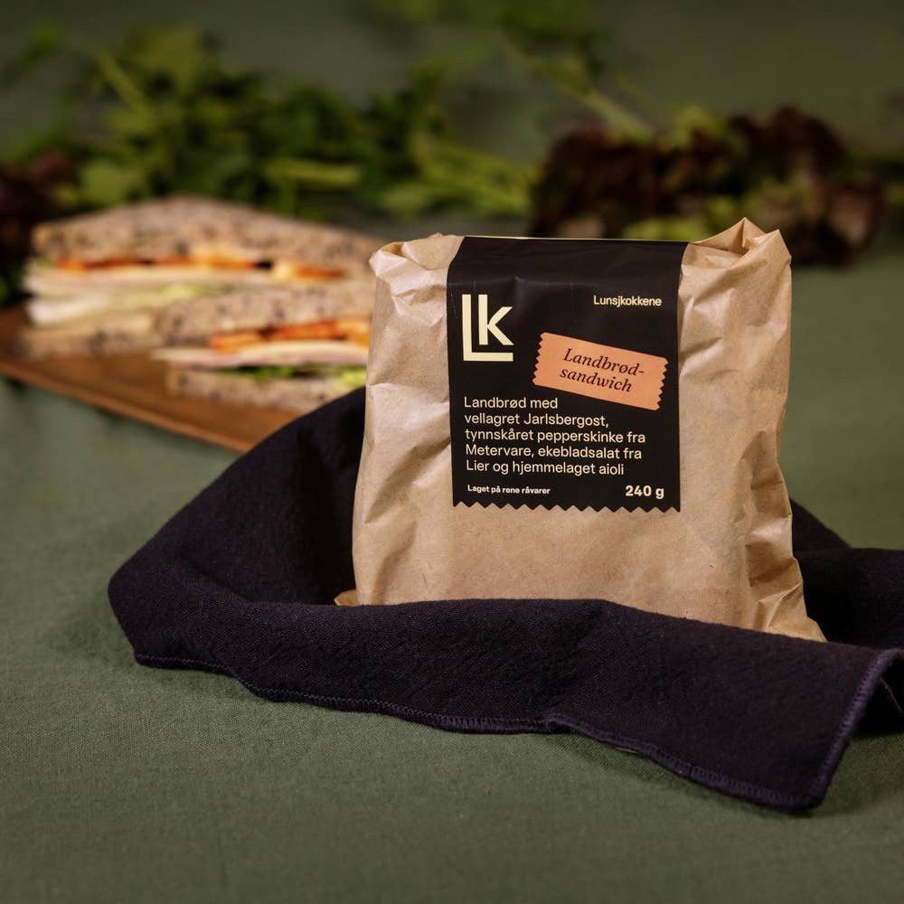 Kreativ Catering Sandwich med ost og skinke