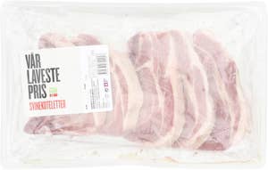 Vår Laveste Pris Svinekoteletter 4 stk