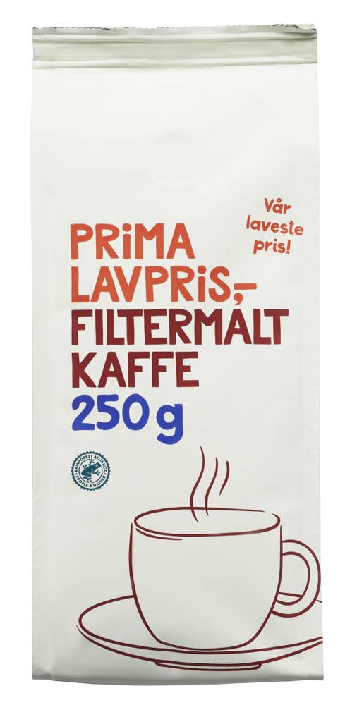 Prima Lavpris Filtermalt kaffe
