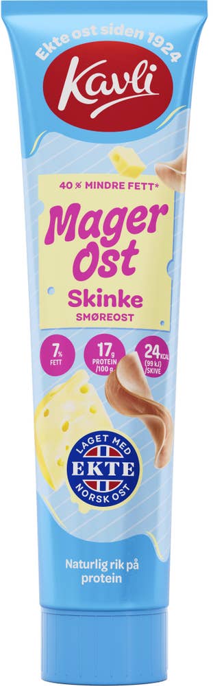 Kavli Mager skinkeost Tube