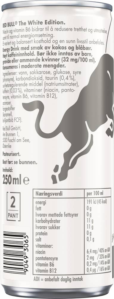Red Bull White Edition