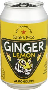 Klokk & Co Ginger Beer Lemon Alkoholfri