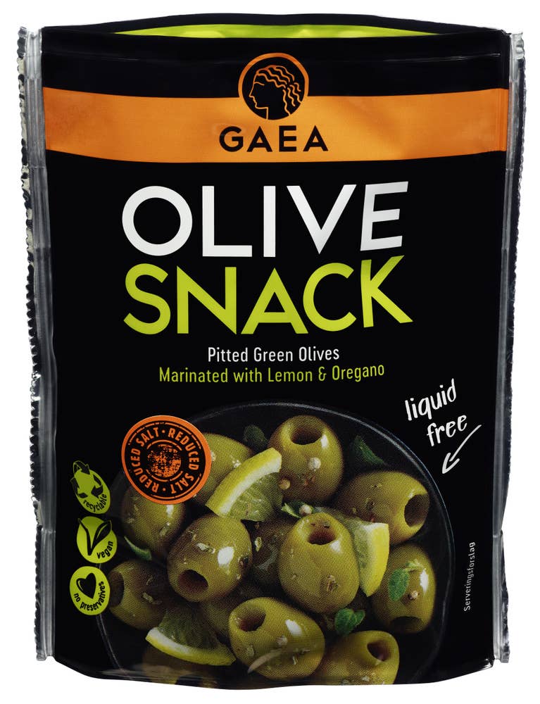 Gaea Grønne snackoliven