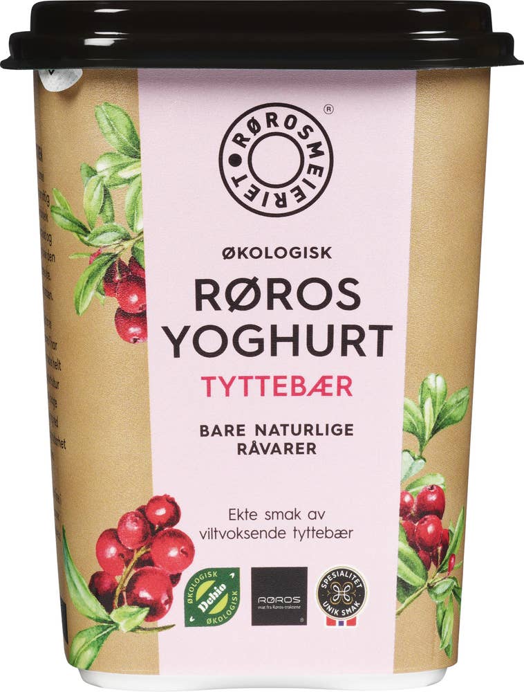 Rørosmeieriet Økologisk Rørosyoghurt Tyttebær