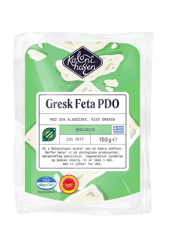 Økologisk gresk feta PDO 150 g