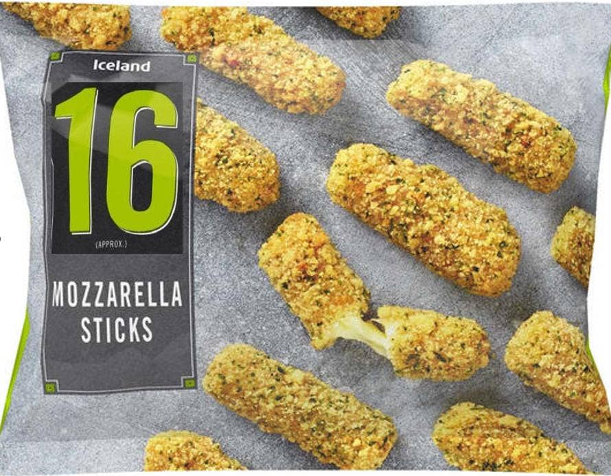 Iceland Mozzarella Sticks 16 stk
