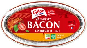 Gilde Ovnsbakt leverpostei Med Bacon