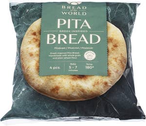 Bread of the World Pitabrød 4 stk