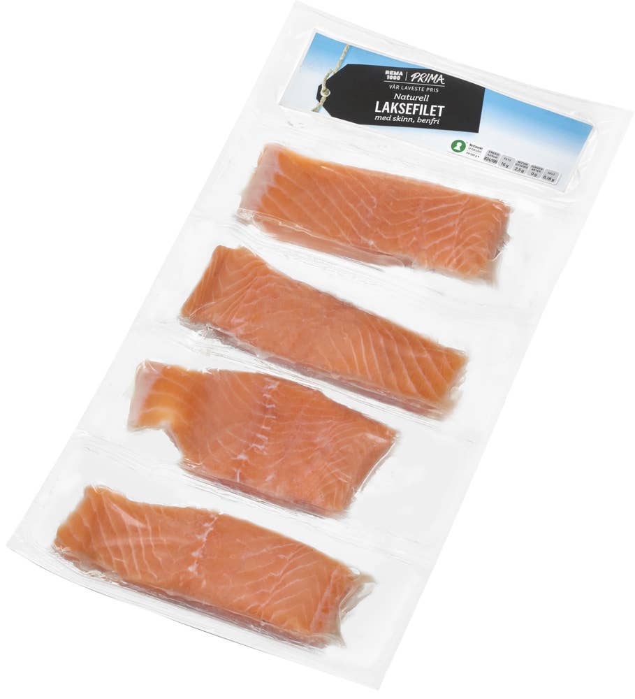Prima Laksefilet Med Skinn