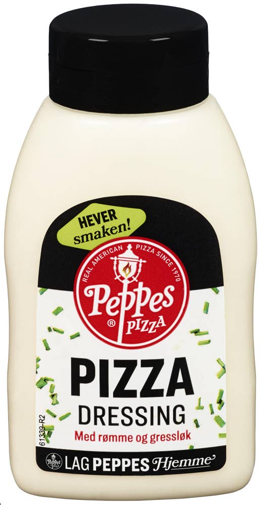 Peppes Pizza Peppes pizzadressing Med rømme og dressing
