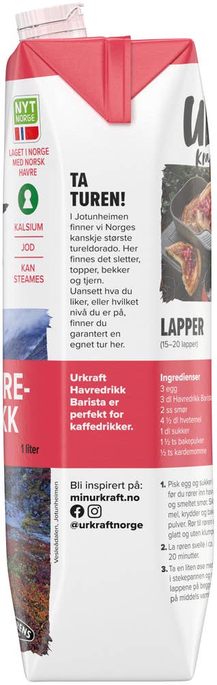 Urkraft Havredrikk barista