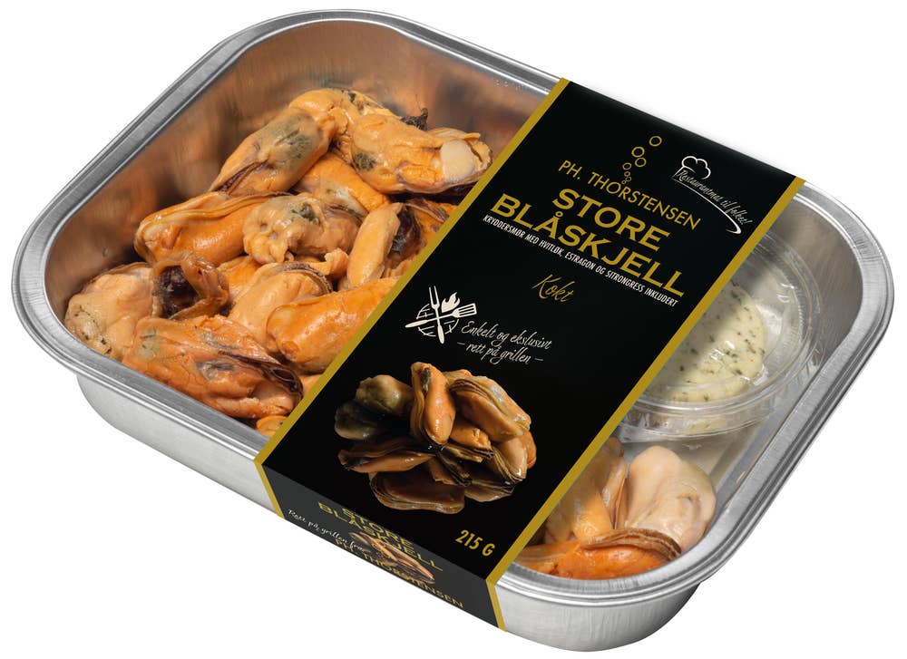 Ph. Thorstensen AS Store blåskjell Med kryddersmør
