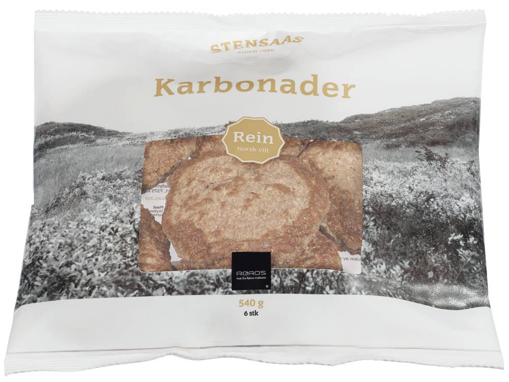 Stensaas Frosne reinsdyr karbonader 6 Stk