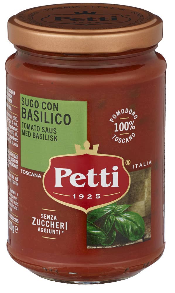 Petti Pastasaus med basilikum