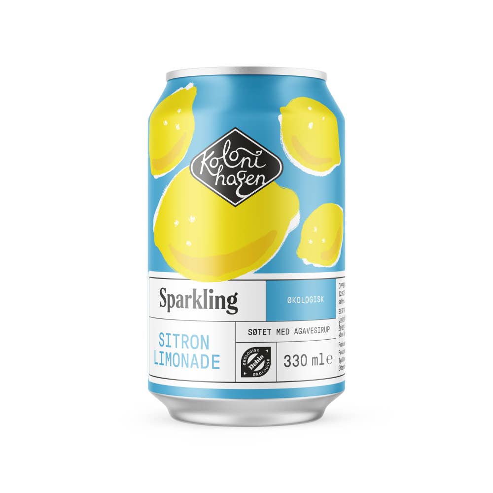 Kolonihagen Økologisk Sparkling sitronlimonade