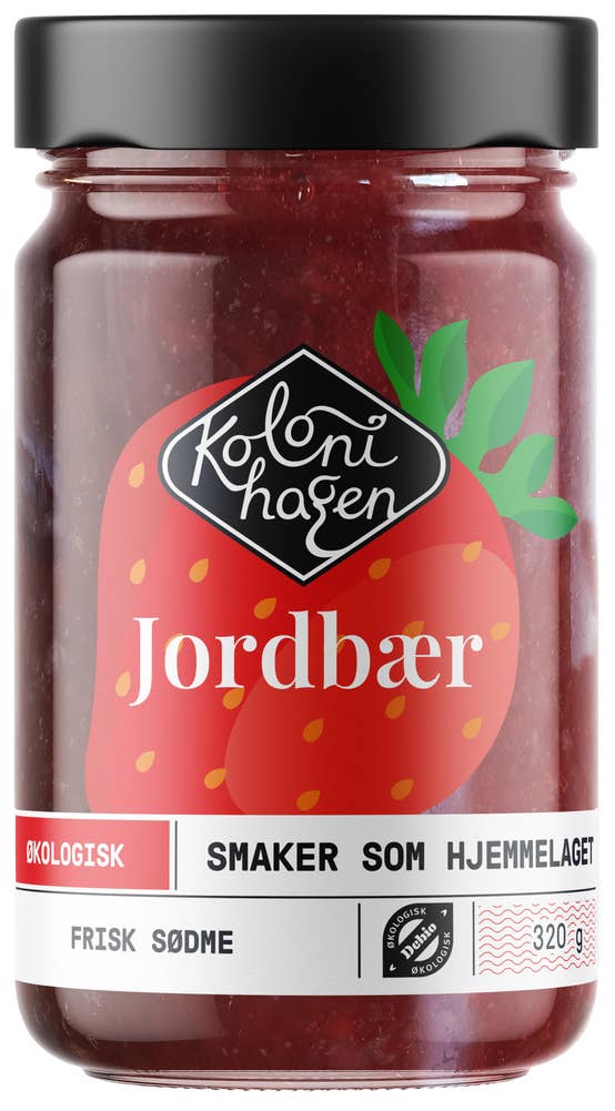 Kolonihagen Jordbærsyltetøy økologisk
