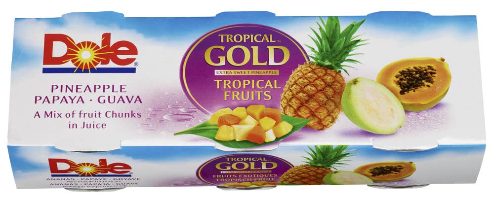 Dole Tropical Gold fruktmiks Ananas, papaya og guava