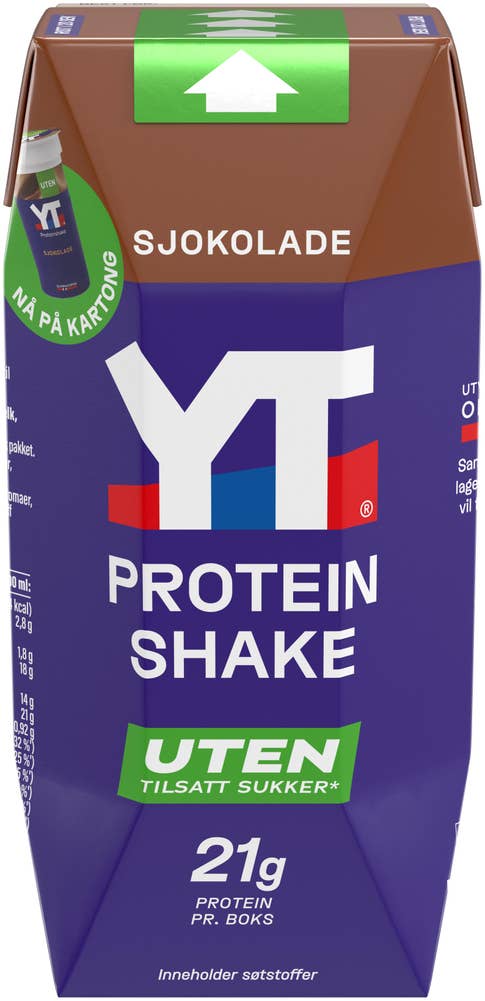 TINE YT proteinshake Sjokolade