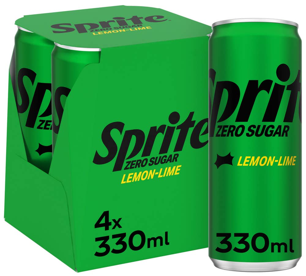 Sprite Zero Sugar 4 x 0,33L