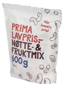 Prima Lavpris Nøtte- & Fruktmix