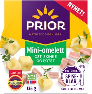 Prior Mini-omelett Ost, skinke og potet