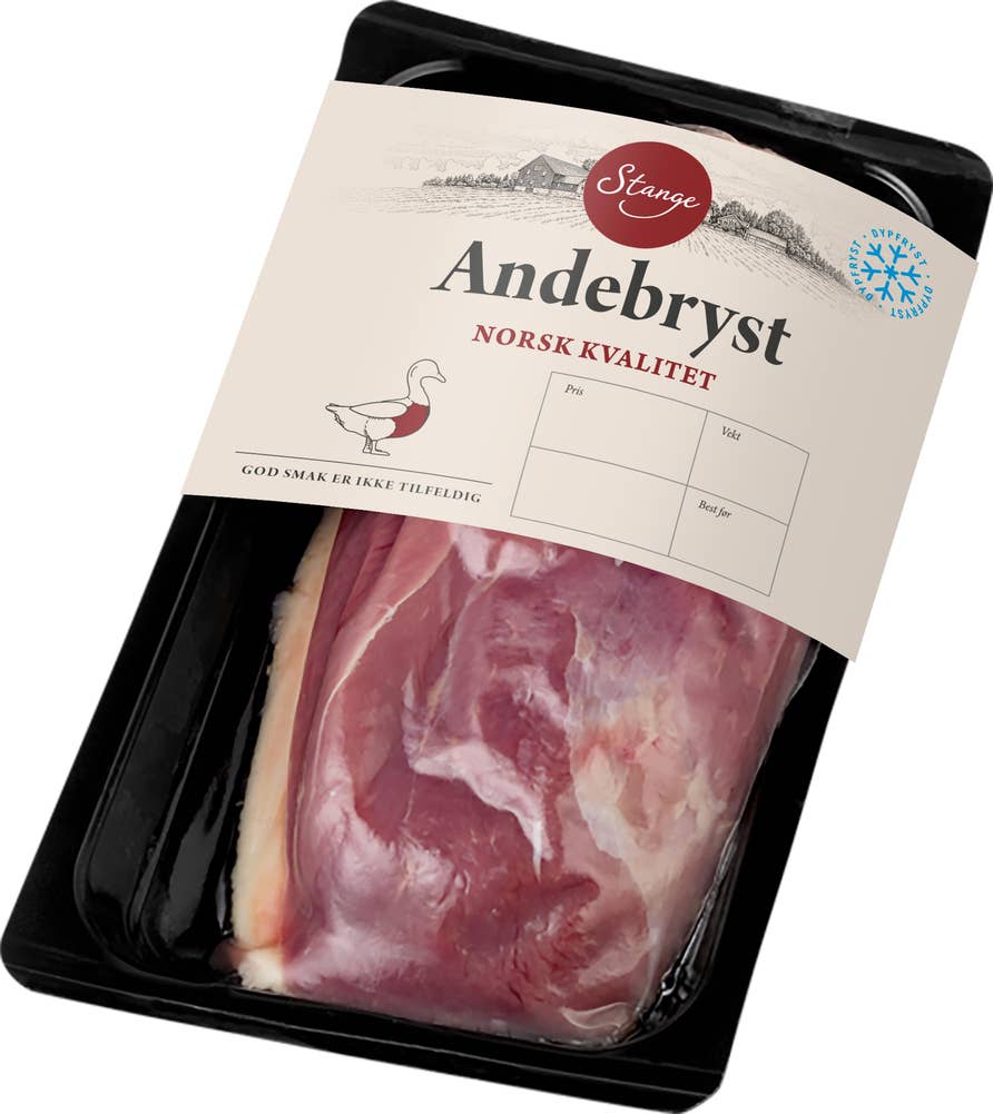 Stange Andebryst fryst