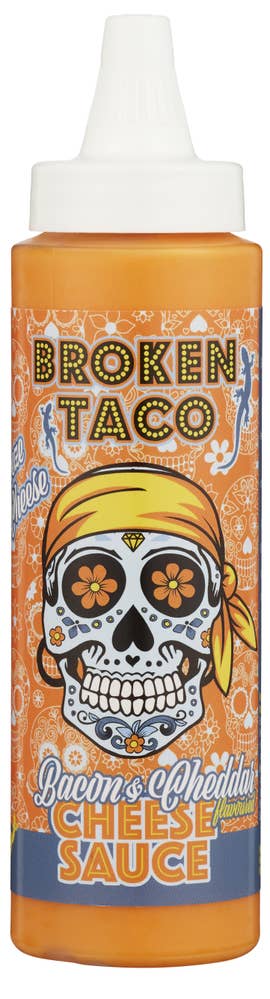 Broken Taco Cheddar- & Baconflavoured Sauce