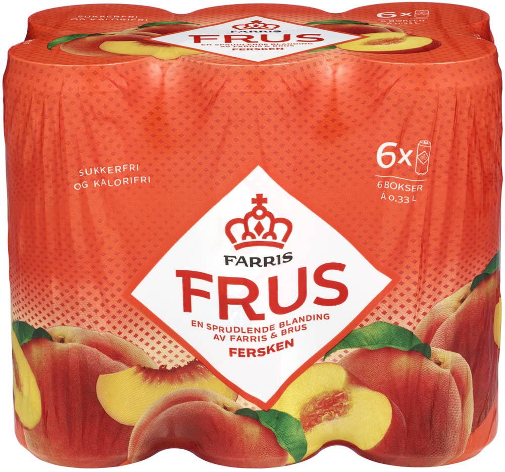 Farris Frus Fersken 6 x 0,33L