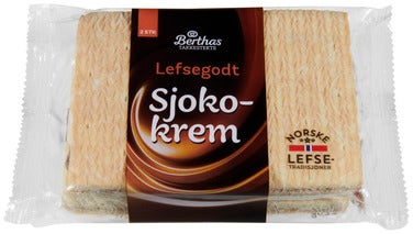 Berthas Lefsegodt Sjokokrem 2 stk