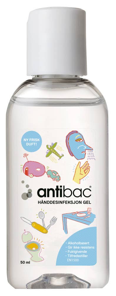 Antibac Hånddesinfeksjon gel Med duft 75%