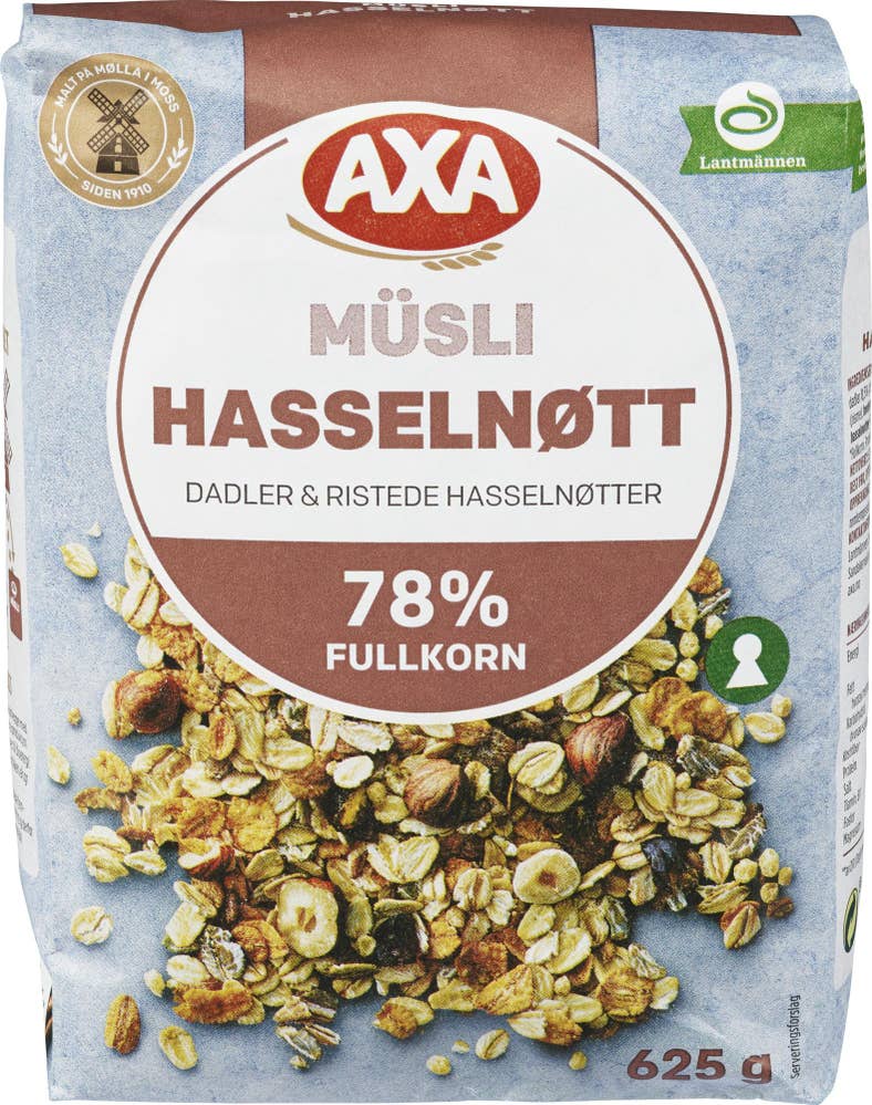 Müsli Hasselnøtt 625 g