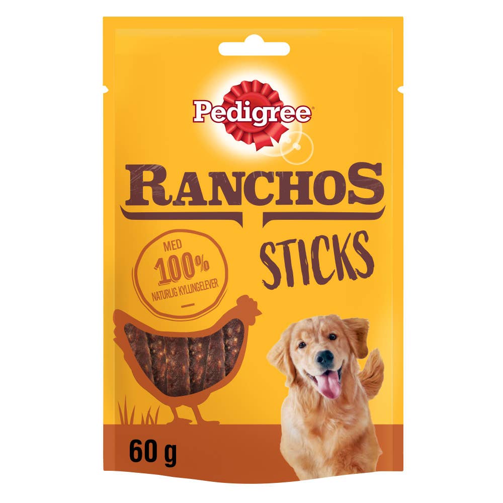 PEDIGREE Ranchos Chicken Sticks 4 pk