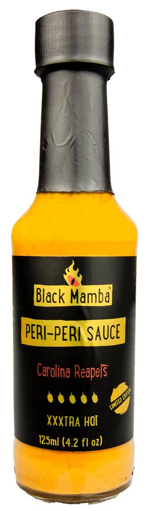 Black Mamba Peri-Peri Sauce Carolina Reapers Xxxtra-hot