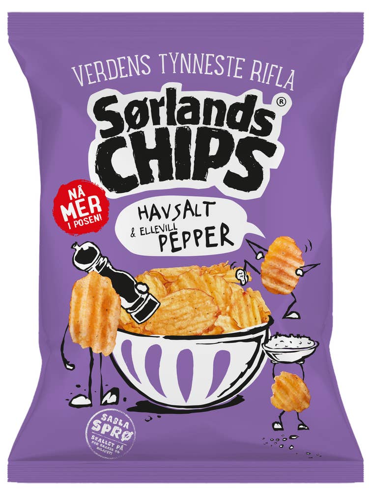 Verdens tynneste rifla Havsalt & ellevill pepper